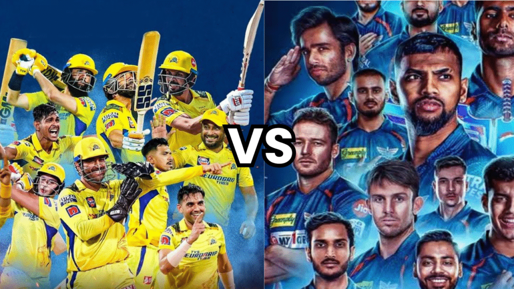 CSK team vs LSG team